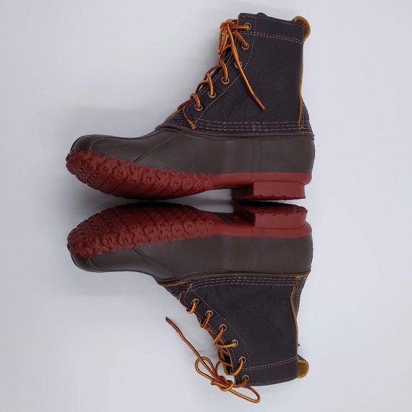 L.L. Bean bison leather duck boots Size 9M - Picture 3 of 9